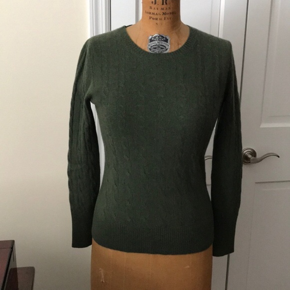 Christopher Fischer Cashmere Cable Knit Sweater